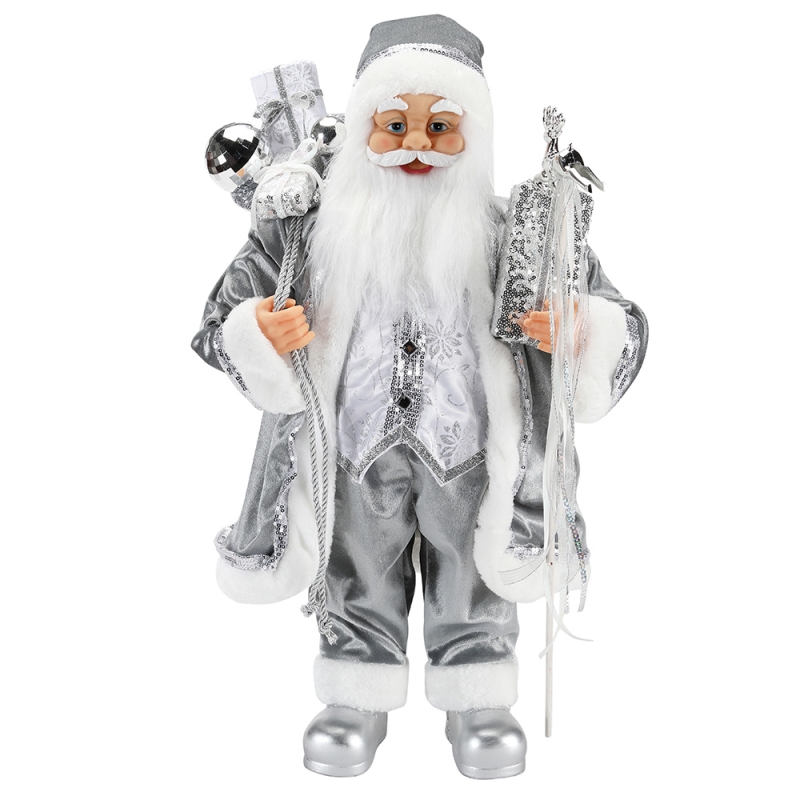 45 ~ 62cm Crăciun în picioare Santa Claus ornament decorare Figurina Colecția Fabric de vacanță Festivalul Xmas Plus Postul personalizat