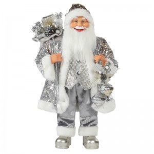 30 ~ 110cm Crăciun în picioare Santa Claus ornament de decorare Festivalul de vacanță figurine colecție tradiționale Crăciun