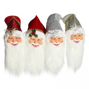 20 ~ 70cm Crăciun Santa Claus Head ornamente decoratiuni copac agățat figurine colecție pandantiv mic tradițional Xmas