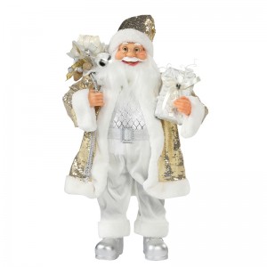 30 ~ 110cm Crăciun Santa Claus ornament Deluxe Decorare Festivalul de vacanță Figurină Colecție tradițională Crăciun