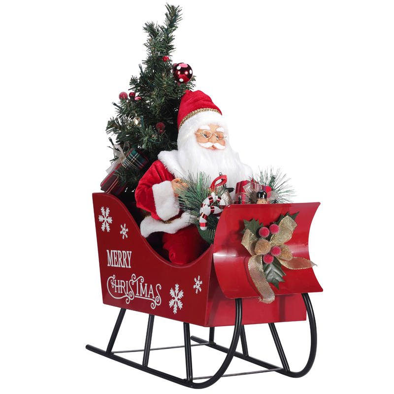 TM-95113 50*27*60 Santa Claus cu Sleidge